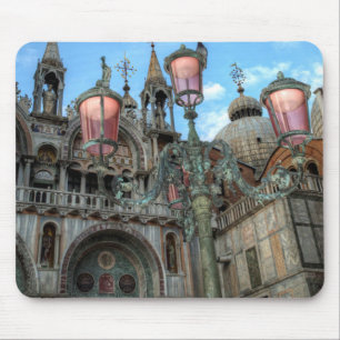 Mousepad Ruas. Marcas e Lâmpada, Veneza, Itália