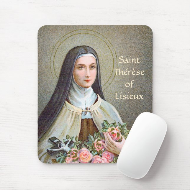 Mousepad Ruas. Terese de Lisieux, a Pequena Flor (BJE 01) (Com mouse)