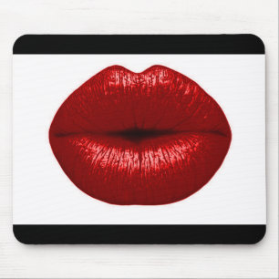 MOUSEPAD RUBY RED LIPSTICK MAKEUP BEAUUON FASHION LÁBIOS