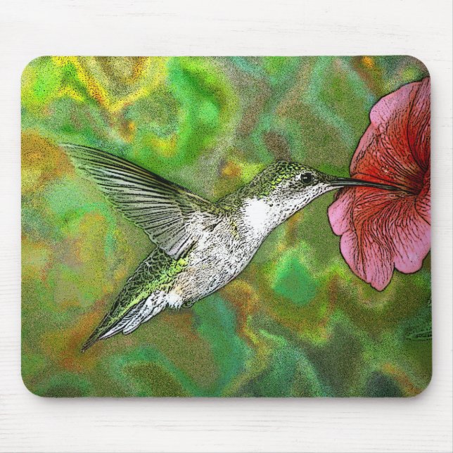 Mousepad Ruby-throated-Hummingbird-4219-2 (Frente)