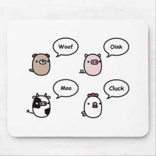 Mousepad Ruídos animais