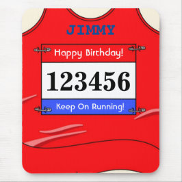Mousepad Runner Red Vest Mouse Mat