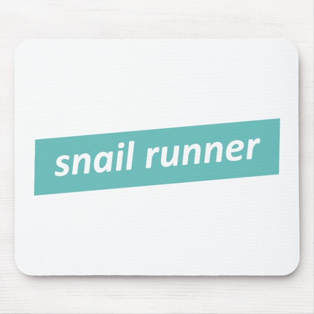Mousepad Runner Snail, Runners Lentos (Frente)