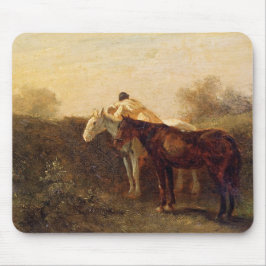 Mousepad Rurais Rendezvous (Beijo Romântico em Horseback)