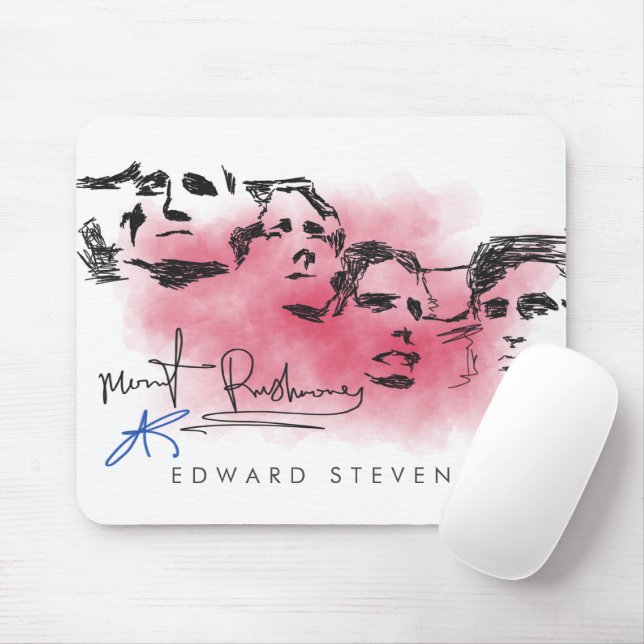 Mousepad Rushmore South Dakota National Memorial Name (Com mouse)