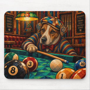 Mousepad Russell Terrier, Mosaico Geométrico