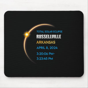 Mousepad Russellville Arkansas Total Solar Eclipse 2024