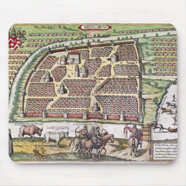 MOUSEPAD RÚSSIA: MOSCOVO, 1591 (Frente)