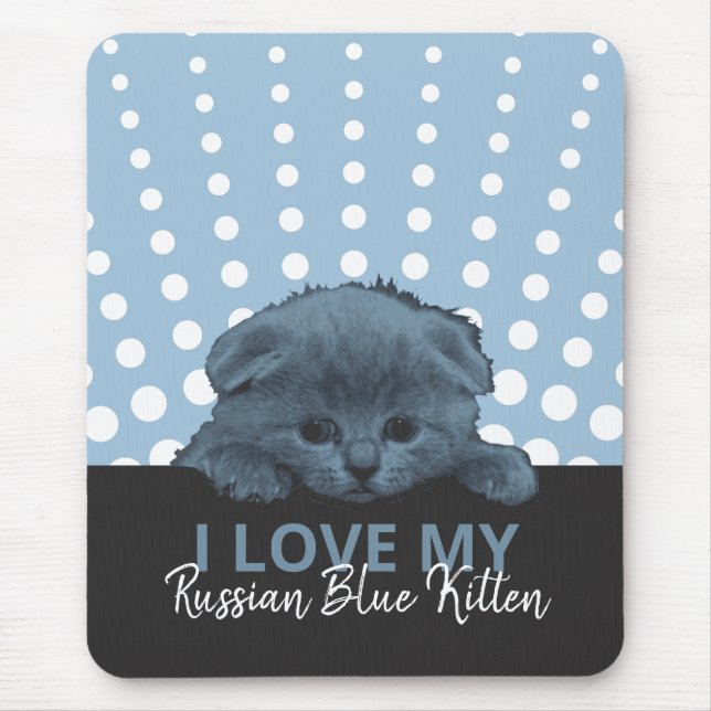 Mousepad Russo Blue Kitten (Frente)