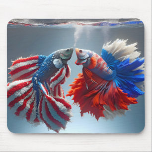 Mousepad Russo vs. Americano Betta Fish