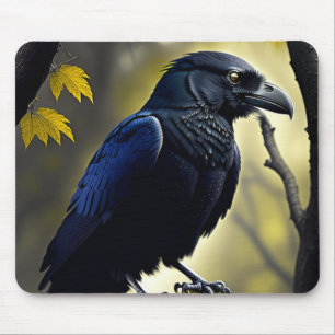 Mousepad Rustic Raven - Natures Guardian