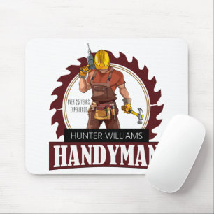 Mousepad Rustic Repairman Construction Handyman Modern