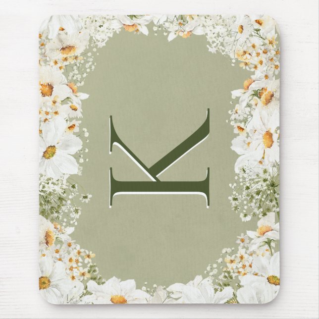Mousepad Rustic Summer Daisies (Frente)