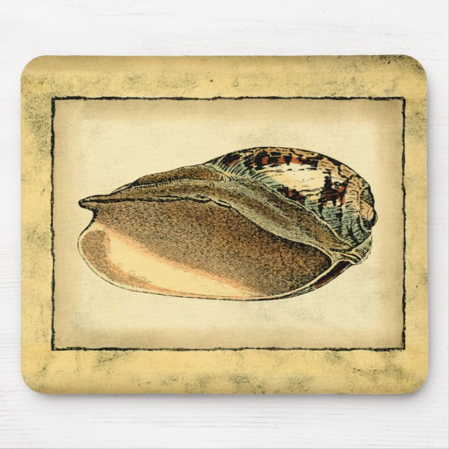 Mousepad Rustic Vintage Seashell (Frente)