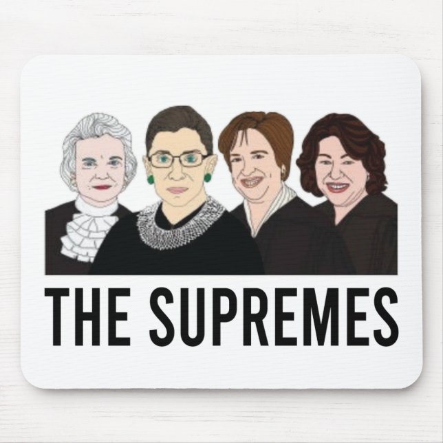 Mousepad Ruth Bader Ginsburg, Suprema Corte Mulheres (Frente)