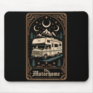 Mousepad Rv camping camper a casa móvel lua montanha