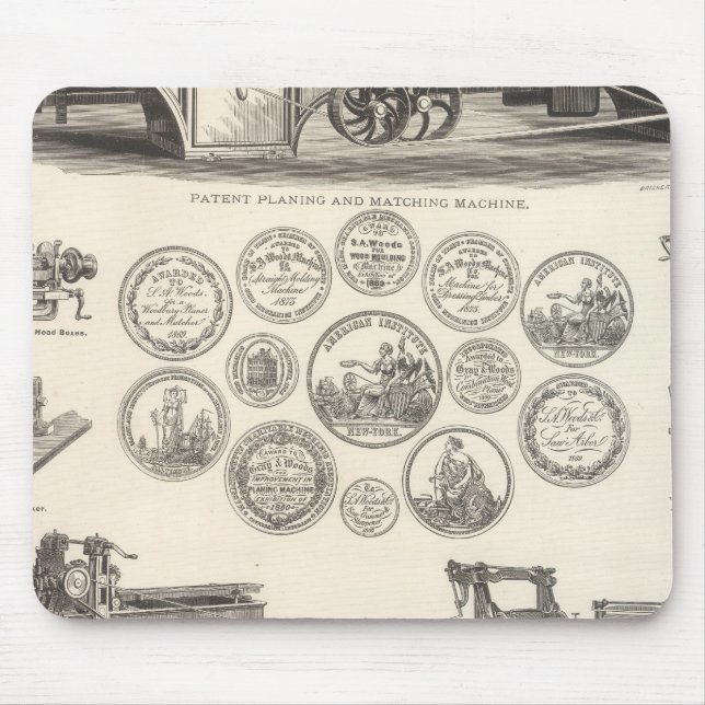 Mousepad SA Woods Machine Company (Frente)