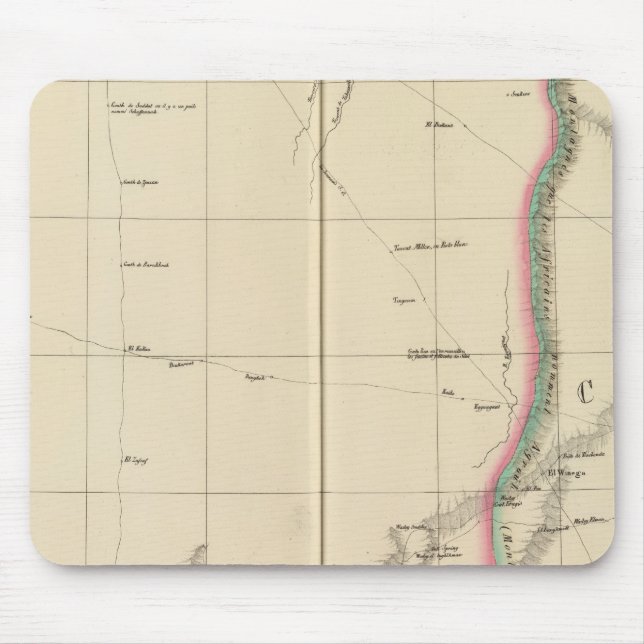 Mousepad Saara, Líbia, África 9 (Frente)