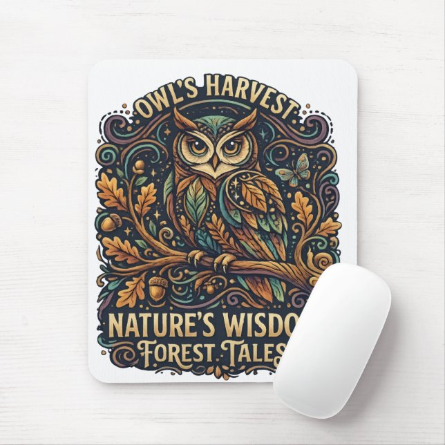 Mousepad Sabedoria da Natureza – Inspirando Amantes da Terr (Com mouse)