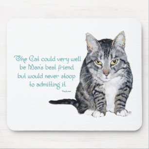 Mousepad Sabedoria Felina - e Amizade
