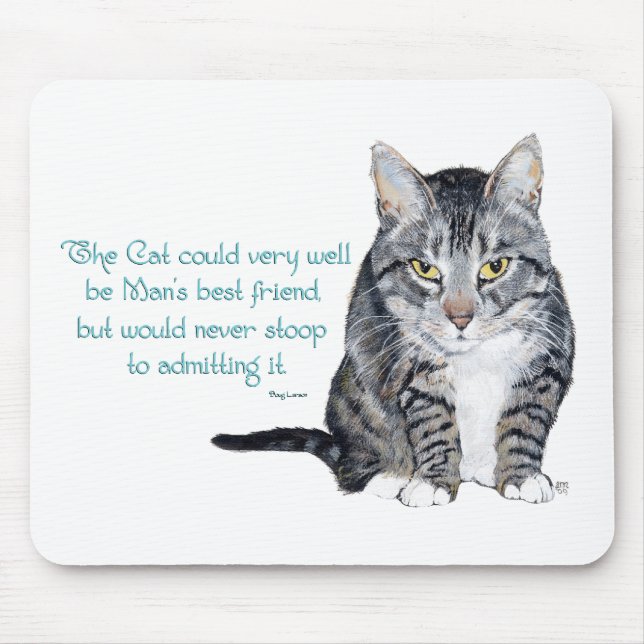 Mousepad Sabedoria Felina - e Amizade (Frente)