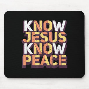 Mousepad Sabem Jesus Sabem Paz, Coragem Religiosa Cristã