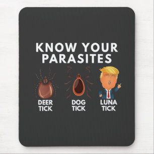 Mousepad Sabem que são parasitas Anti-Trump Humor Politics