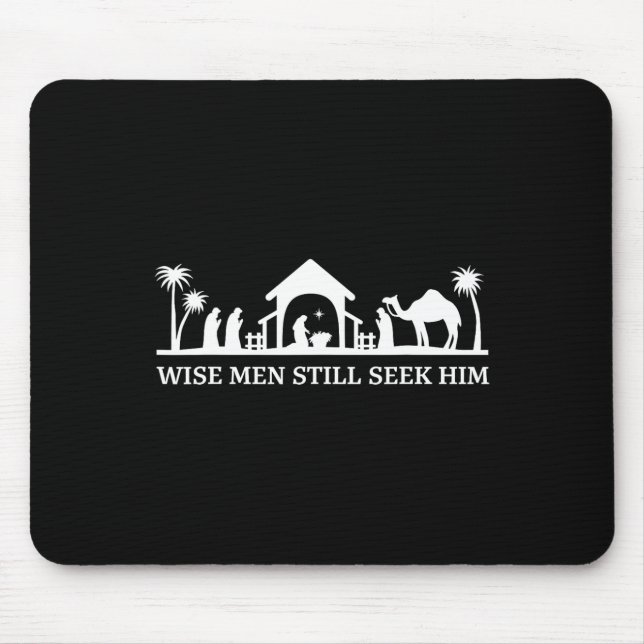 Mousepad Sábios ainda procuram ele cristão natal jesus (Frente)