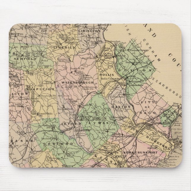 Mousepad Saco, Biddeford (Frente)