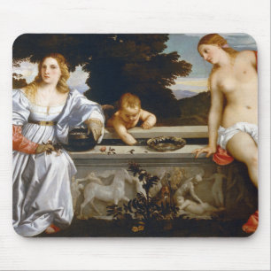 Mousepad Sacred and Profane Love, Tiziano Vecelli, 1515