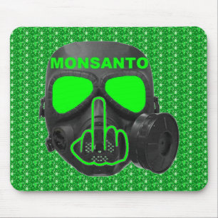 Mousepad Sacudir de Máscara de Gás Monsanto