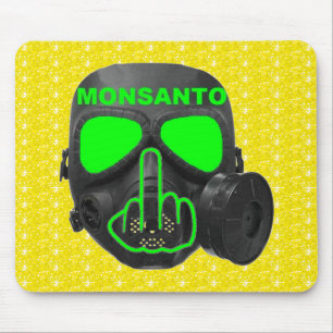 Mousepad Sacudir de Máscara de Gás Monsanto
