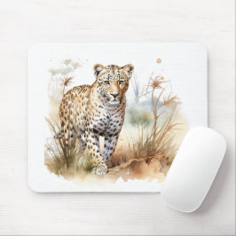 Mousepad Safari de Animais Leopardo