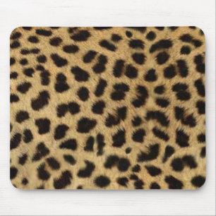 Mousepad safari, impressão em leopardo selvagem