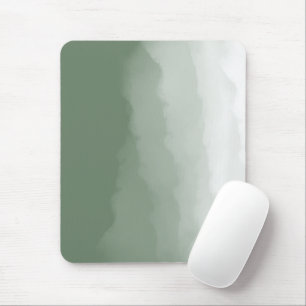 Mousepad Sage Green Watercolor Ombre (verde-sábio/branco)