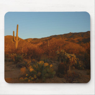 Mousepad Saguaro Sunset I Arizona Desert Landscape