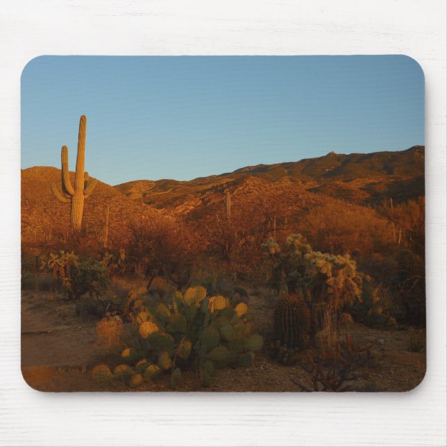 Mousepad Saguaro Sunset I Arizona Desert Landscape (Frente)