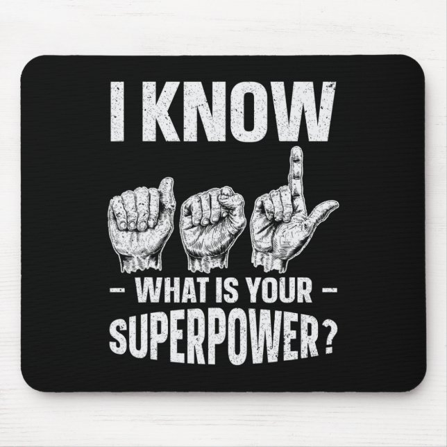 Mousepad Saiba O Que É Seu Sinal De Consciência De Superpot (Frente)