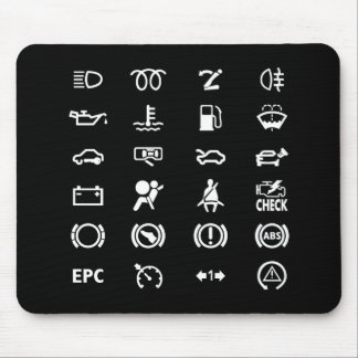 Mousepad Saiba seus sinais de aviso (o preto)
