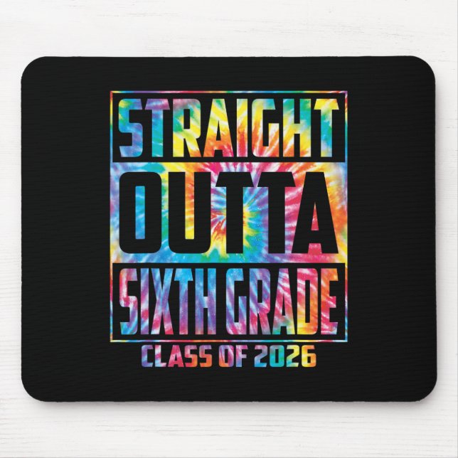 Mousepad Saindo direto da sexta série Cl 2026 Graduação 6º  (Frente)