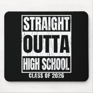 Mousepad Saindo direto do colegial turma de 2026 sênior