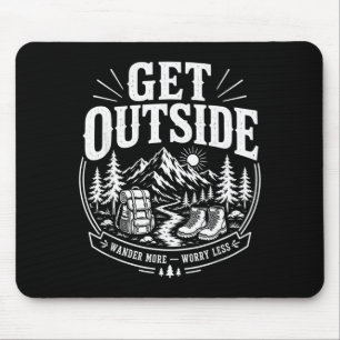 Mousepad Sair fora vague mais preocupe menos vintage caminh