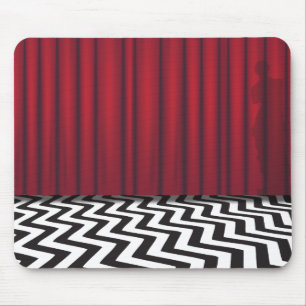 Mousepad Sala preta do vermelho do alojamento