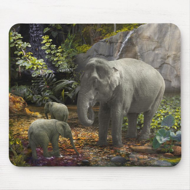 MOUSEPAD SALA VERDE DA FAMÍLIA ELEFANTE (Frente)