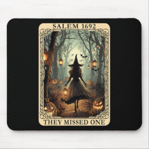 Mousepad Salem 1692 Bruxa De Halloween Perderam Um Tarô C