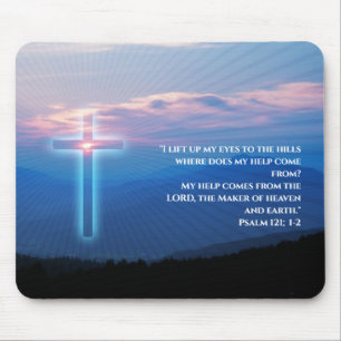 Mousepad Salm 121; 1-2 - Cristão