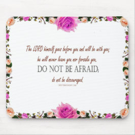 Mousepad Salm 1 Art - Abençoado, Direito, com Design Floral