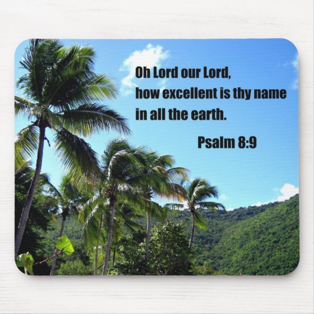 Mousepad Salm 8:9 (Frente)