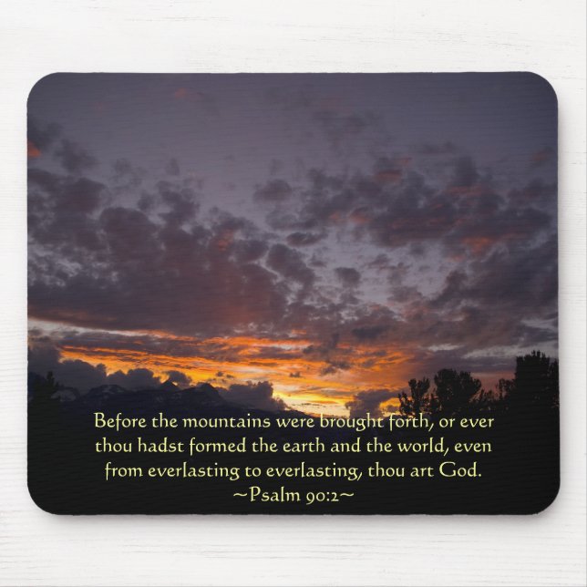 Mousepad Salm 90:2 Sierra Sunset (Frente)