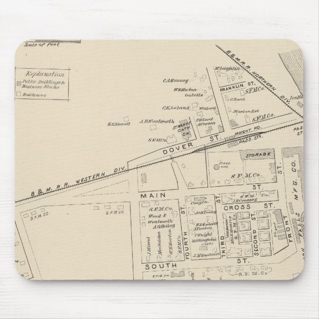 Mousepad Salmão Falls PO (Frente)